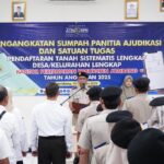 Pengangkatan Sumpah Panitia PTSL 2025, Kakantah Jombang Tekankan Orientasi Proses