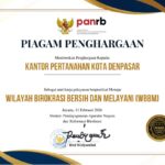 Bukti Pelayanan Publik yang Bersih dan Akuntabel, Kantah Kota Denpasar Raih Predikat WBBM