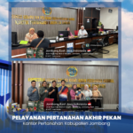 Kantor Pertanahan Kabupaten Jombang melalui layanan Loket Prioritas kembali memberikan pelayanan pertanahan kepada masyarakat dengan berbagai keperluan administrasi dan konsultasi pertanahan Kantor Pertanahan Kabupaten Jombang melalui layanan Loket Prioritas kembali memberikan pelayanan pertanahan kepada masyarakat dengan berbagai keperluan administrasi dan konsultasi pertanahan