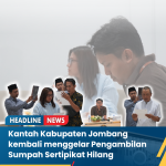 Kantor Pertanahan Kabupaten Jombang Telah Melaksanakan Kegiatan Pengambilan Sumpah atas Permohonan Sertipikat Hilang Sebagai Bagian Dari Proses Pelayanan Pertanahan Kepada Masyarakat Kantor Pertanahan Kabupaten Jombang Telah Melaksanakan Kegiatan Pengambilan Sumpah atas Permohonan Sertipikat Hilang Sebagai Bagian Dari Proses Pelayanan Pertanahan Kepada Masyarakat