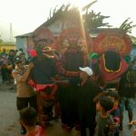 Bhabinkamtibmas dan Waka Polsek Tarokan Amankan Pertunjukan Jaranan Cilik di Desa Kerep